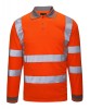 Hi-Vis Long Sleeve Polo