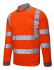 Hi-Vis Long Sleeve Polo