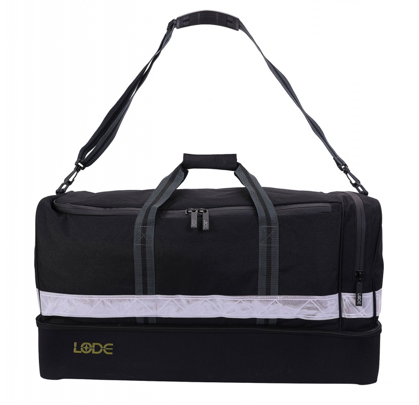 Hard-Base Black Holdall Kit Bag