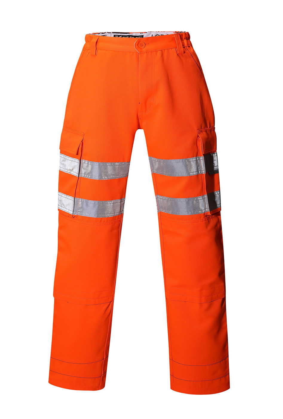 Hi Vis Orange Waterproof Overtrousers