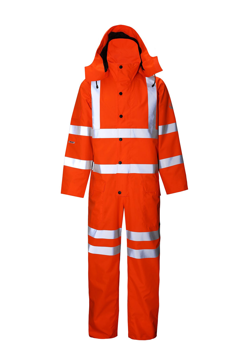 Hi Vis Orange Waterproof Overtrousers